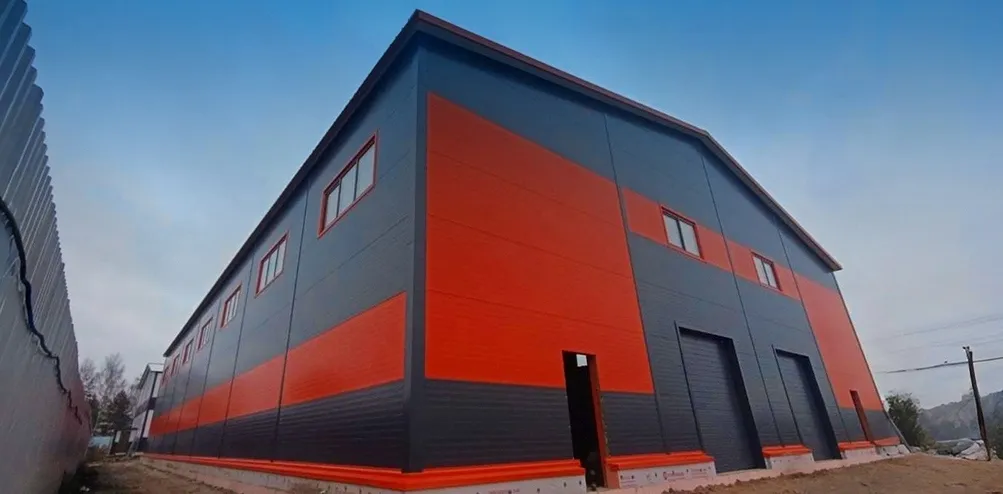 Строительство логистического склада 24х42 м фото